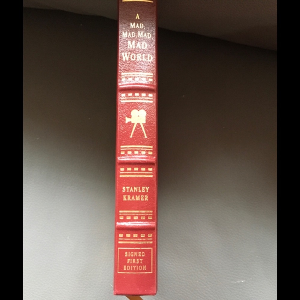 Signed 1st edition by Stanley Kramer leatherbound
